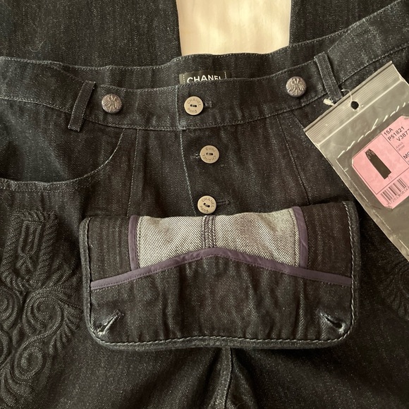 VINTAGE Chanel pants size 44 - Picture 4 of 12